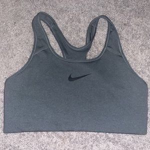 Gray Nike Sports Bra